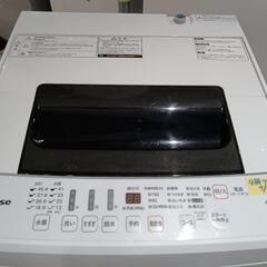 配送可【ハイセンス】4.5K洗濯機★2019年製　分解クリーニング済/6ヶ月保証付　管理番号10507