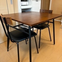 【決まりました】家具 ダイニングテーブル3点セット