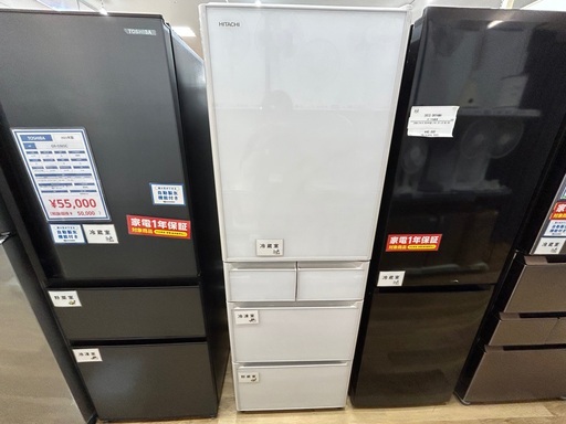 【1年保証】HITACHIの5ドア冷蔵庫入荷しました！！