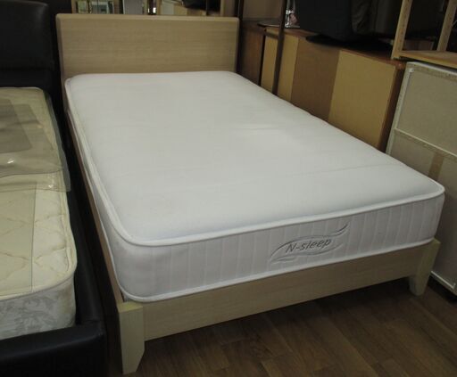 R209 NITORI N-Sleep マットレス、セミダブルベッド、幅120cm Used