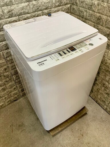 【高年式・美品】大阪送料無料★3か月保証★洗濯機★ハイセンス★2023年★5.5㎏★HW-55E2W★S-781