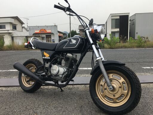 福山市 瀬戸町 ホンダ Ape エイプ50 AC16 実働 書類付き 吹け上がり良好 タイヤバリ山 ダウンフェンダー レストア カスタムベースにも