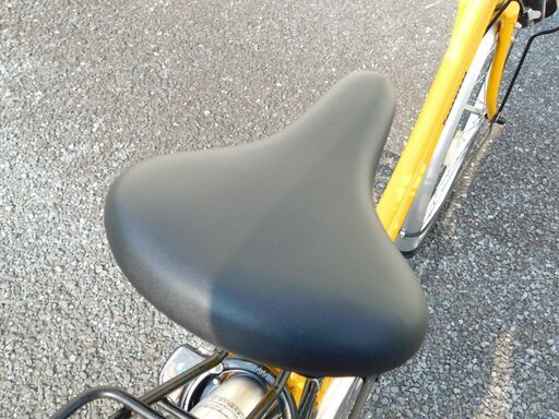 中古自転車多数販売中!　試乗して下さい!　早い者勝ち!　ご来店ください!　シティサイクル　26インチ　イエロー　ダイナモLEDライト　サドルの状態は極めて良好!　売れてます!　外観状態全体的に極めて良好!　m32 中古自転車多数販売中! 試乗して下さい! 早い者勝ち! ご来店ください