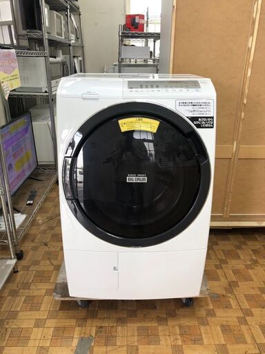 ドラム式洗濯機 日立 BD-SG100FL 2021年 ビッグドラム 洗濯10kg/乾燥6kg 参考価格151,770円 家事家電 どらむしきせんたくき【安心の3ヶ月保証★設置込】自社配送時代引き可(現金、クレジット、スマホ決済対応)