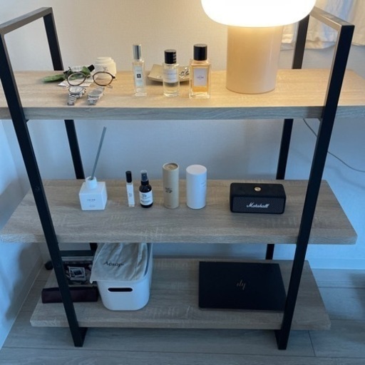 LOWYA キャビネット 美品】フィナントサイドキャビネット75