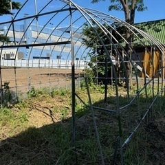 ビニールハウス骨組　受け渡し予定者決定
