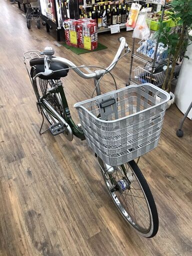 自転車 24インチ グリーン