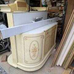 アンティーク調 カップボード