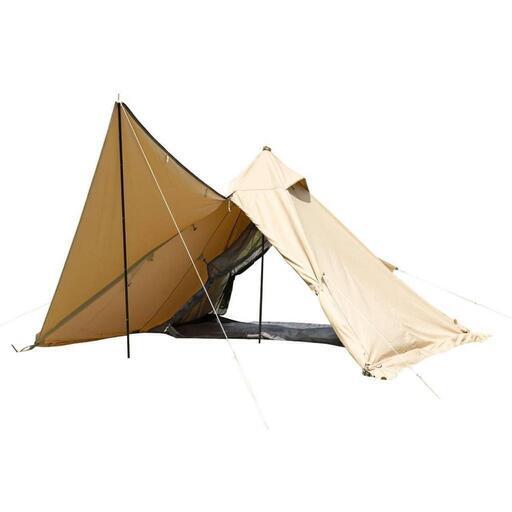 【売ります】BUNDOK　ソロティピー１TC　BDK-75TC　専用フロントウォール＆フタマタポール付