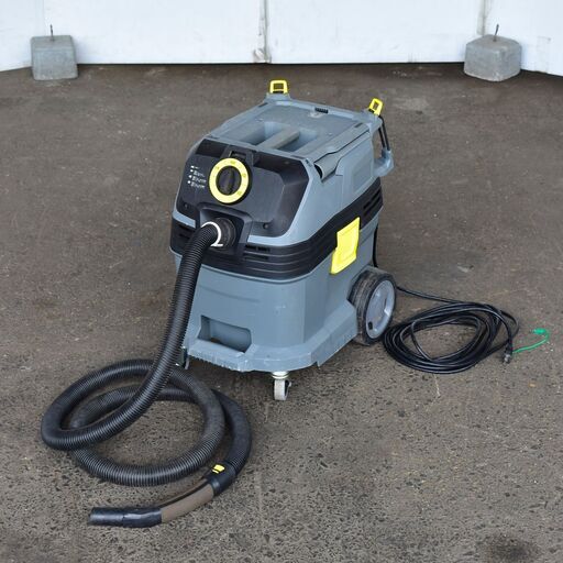 【ヤ取7/20終了】≪yt1482ジ≫ 通電OK KARCHER/ケルヒャー 乾湿両用掃除機 NT 30/1 Tact 業務用 AC100V 2022年製造 部品欠損 現状品 60609-09