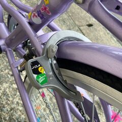 【新品★未使用】子供自転車　6段変速　22インチ　ライトパープル