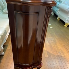 アンティーク チェスト 五段五つ引き 飾り棚 洋タンス 姫系 木製 収納　ブラウン