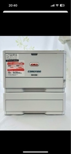 OKI製 モノクロ LEDプリンター　B432