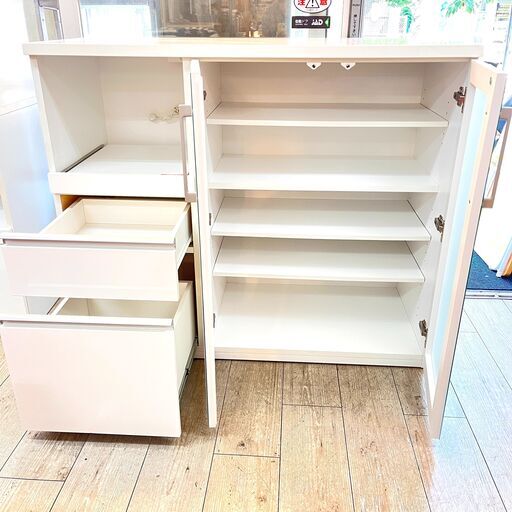 ニトリ キッチンカウンターポスティア 幅120cm 定価64,990円 白 ニトリ キッチンカウンターポスティア 幅120cm 定価64,990円 白