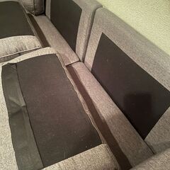 ３人掛けソファ　収納付き、ソファベッドタイプ