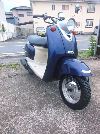 YAMAHA 2st VINOビーノ ダークブルー カスタム　セル始動　メーターオーバーし速く好調 他 納車整備点検済み 登録後すぐ乗り出せます。直接引き渡し　配送手配も可　SA10J　５AU　４JP　原付