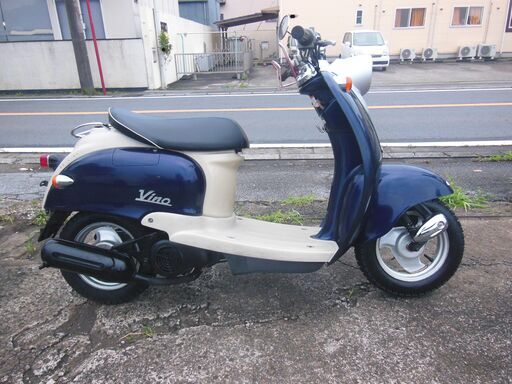 YAMAHA 2st VINOビーノ ダークブルー カスタム セル始動 メーター
