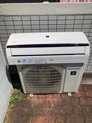シャープエアコン◆主に6畳 AY-H22DH 2018年製　ガスチャージ要