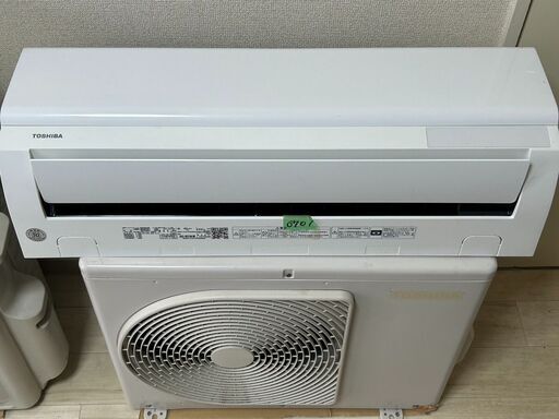 6701＜専門店の工事セット＞　２０２１年　東芝　　６畳用エアコン