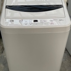送料・設置込み可　洗濯機　6kg ヤマダ　2018年