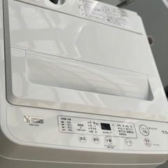 送料・設置込み可　洗濯機　4.5kg ヤマダ　2021年