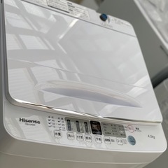 送料・設置込み可　洗濯機　4.5kg Hisense 2022年