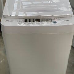 送料・設置込み可　洗濯機　4.5kg Hisense 2022年