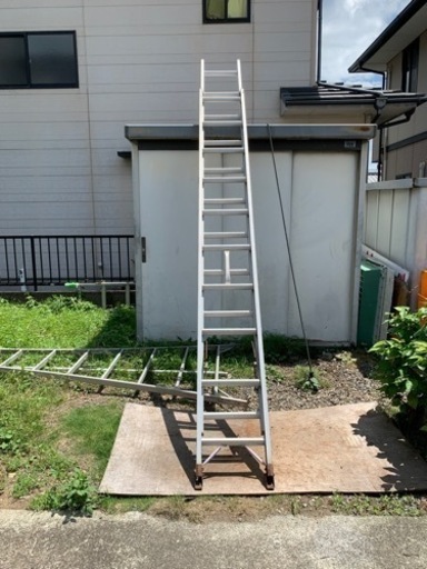 住宅用2連はしご　全長6m
