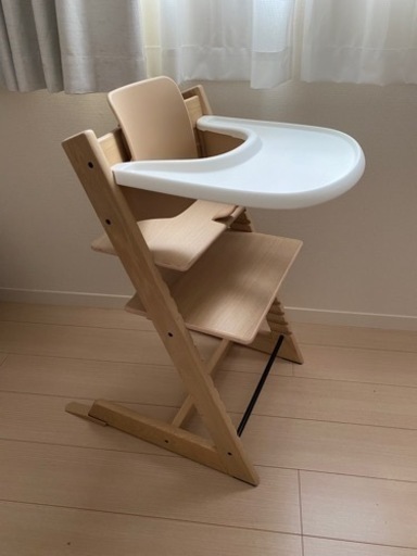 【STOKKE】トリップトラップ + ベビーセット+トレーナ