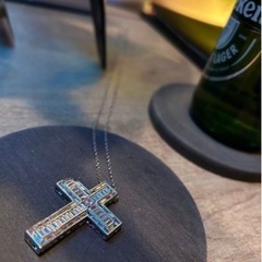 スピックアンドスパン ミターナット Vネックノースリーブワンピース-極みジルコニアクリスタルダイヤ