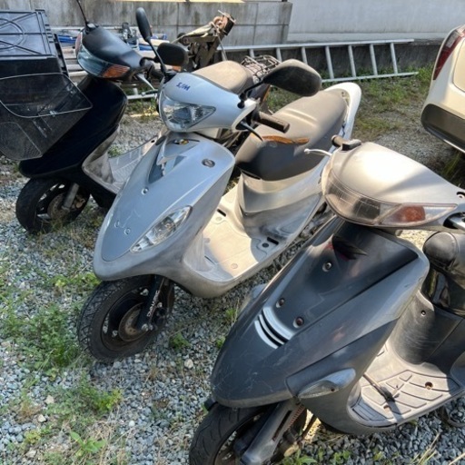 原付まとめて3台