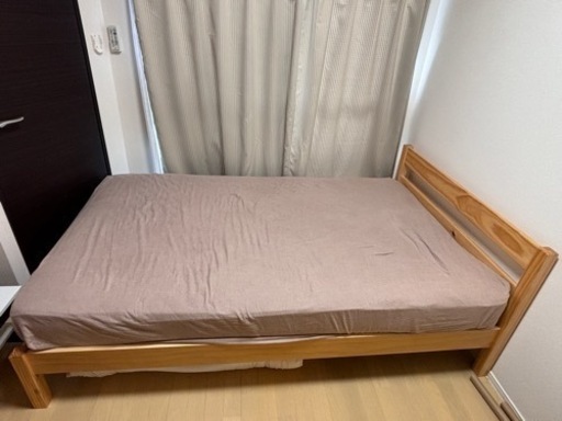 mujiベッドとマットレスです