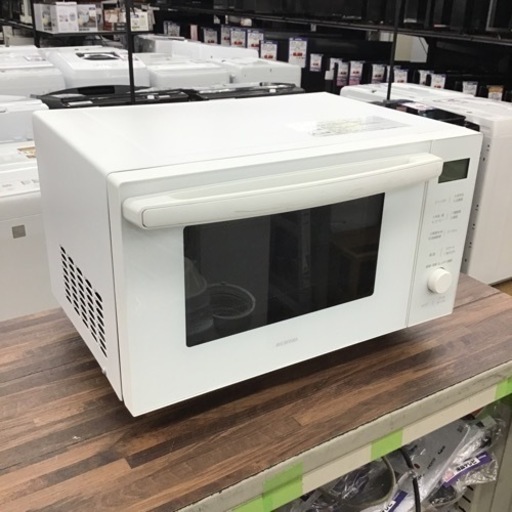 #G-10【ご来店頂ける方限定】アイリスオーヤマのフラットオーブンレンジです