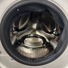 【中古品】AQUA アクア AQW-FV800E ドラム式電気洗濯機 家庭用家電 ホワイト