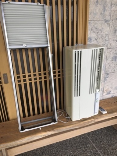 受渡し者決まりました　コロナ窓用エアコン　綺麗　良く冷えます