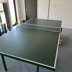 IGNIO 卓球台国際規格サイズいg-2PG0026とロボッチャNT-3017