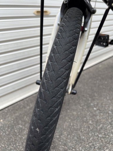 レンタサイクル店で使用していた自転車。Panasonic リトル・ビー