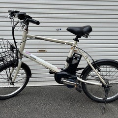 レンタサイクル店で使用していた自転車。Panasonic カラーズ