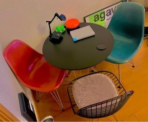 Herman Miller Eames Chair ヴィンテージ シェルチェア  レアカラー ミディアムブルー　ハーマンミラー