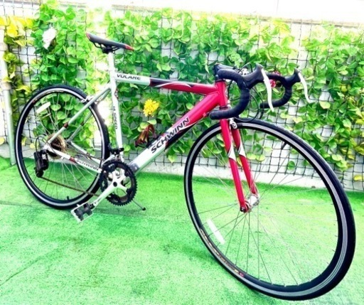 [受付終了]致しました。Schwinn Volareロ-ドバイク 軽量アルミボディ＋Fフォクスチ-ル 2X7 14段式