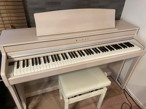 美品！KAWAI　電子ピアノCA49A　ホワイトメイプル