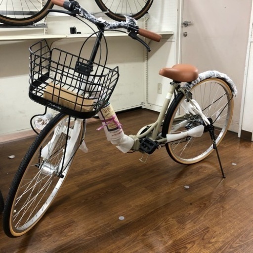 未使用品　折り畳みシティサイクル　Mypallas 26インチ　MC509 26,180円