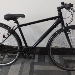 美品　クロスバイク　SHIMANO製6段変速　ブラック　28インチ　700×32C　自転車