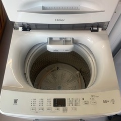 ✋ご成約　お値下げしました！【新着★】 洗濯機 ハイアール 2023年製 👀高年式👀 JW-U55B＊西小倉駅から車で５分＊【早い方最優先☆*:.｡. 】