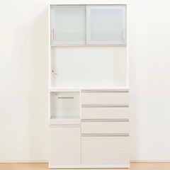 お買い得】ニトリ キッチンボード(ポスティア100KB WH)