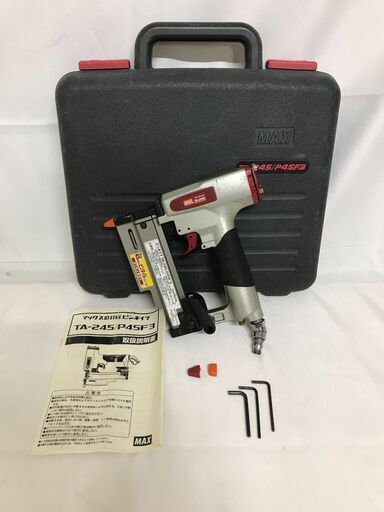 【北見市発】マックス MAX ピンネイラ TA-245/P45F3 グレー 工具 DIY 木工 (D5841mrywY)