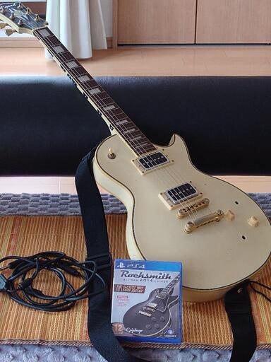 PS4 Rocksmithロックスミス専用ケーブル付きエレキギターセット大特価