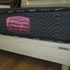 R423 日本製 Granz クイーンベッド、二枚マットレスタイプ、幅160cm Used・美品