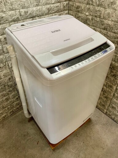 大阪送料無料★3か月保障付き★洗濯機★2019年★日立★8.0kg★BW-V80C W★S-39