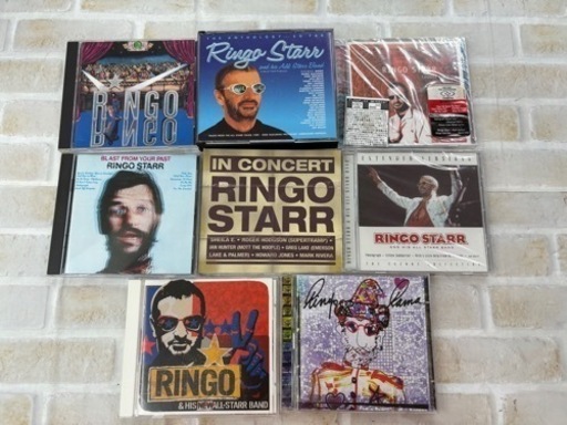 I615  コレクション大放出！Ringo Starr CD8枚まとめ売り！ ⭐